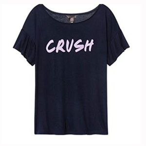 VS “Crush” Short Sleeve Pajama/Sleep Top